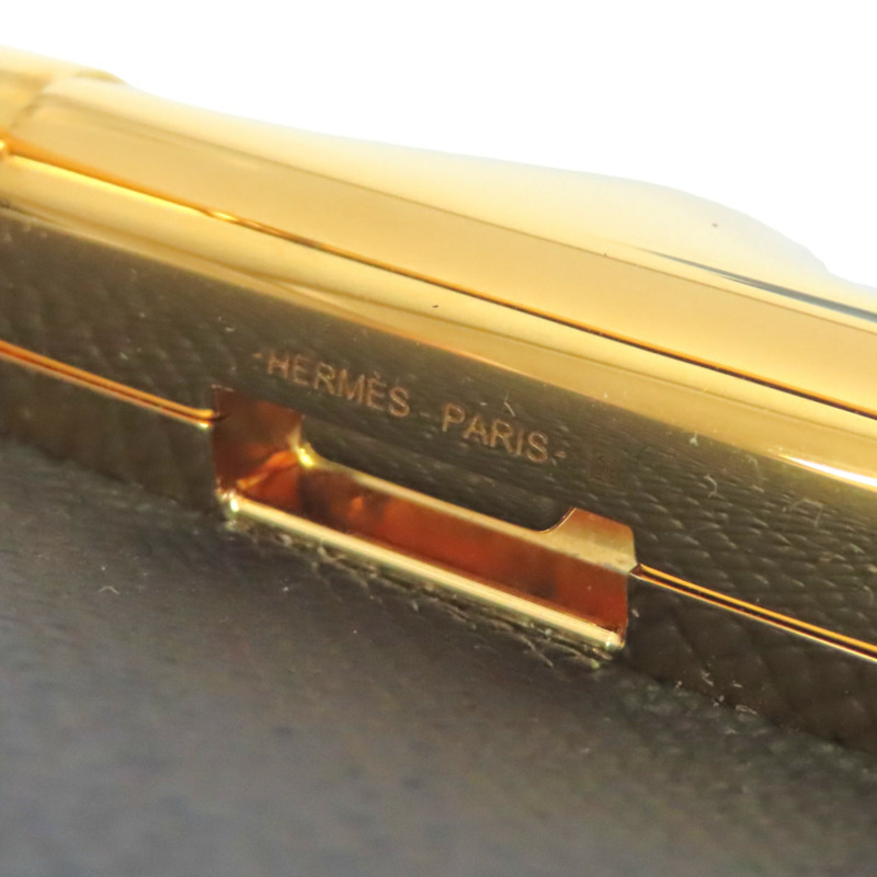 黑色 Epsom牛革 Della Cavalleria 肩背包 B刻 金扣【HERMES 愛馬仕】-6