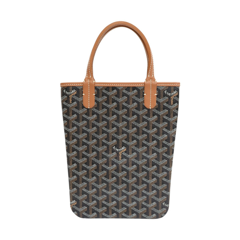 棕色 Goyardine帆布 Poitiers 手提包【GOYARD 高雅德】-0