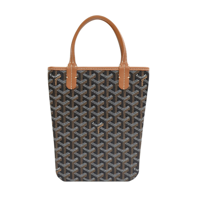 棕色 Goyardine帆布 Poitiers 手提包【GOYARD 高雅德】-1