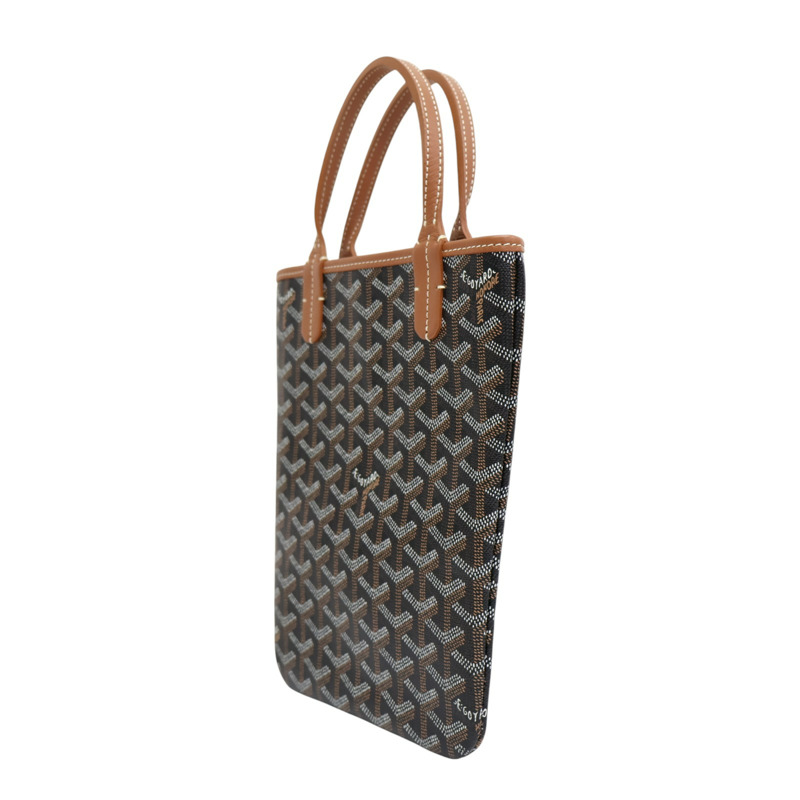 棕色 Goyardine帆布 Poitiers 手提包【GOYARD 高雅德】-2