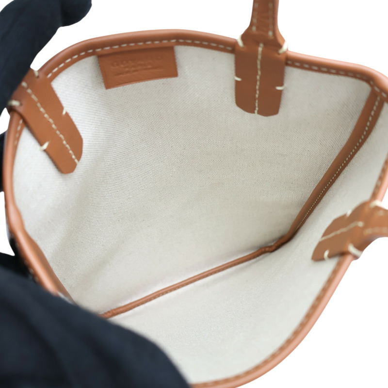 棕色 Goyardine帆布 Poitiers 手提包【GOYARD 高雅德】-4