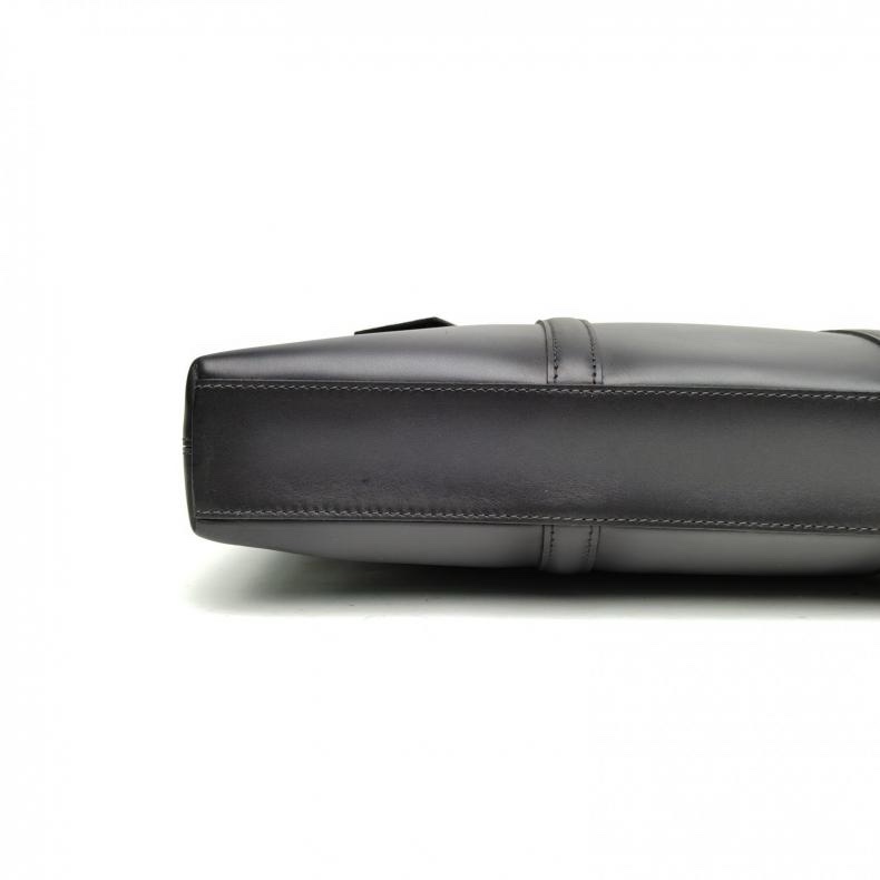 LOUIS VUITTON 黑色牛皮2016公事包斜挎包-3