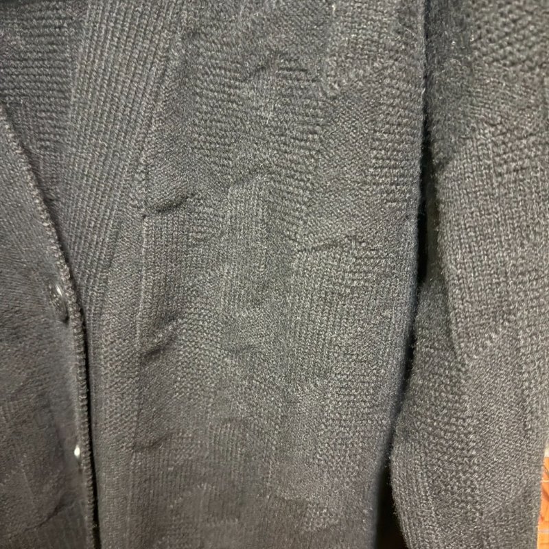 Hermès 愛馬仕 全新 針織 開襟外套 Cardigan H logo 尺寸38 黑色-4