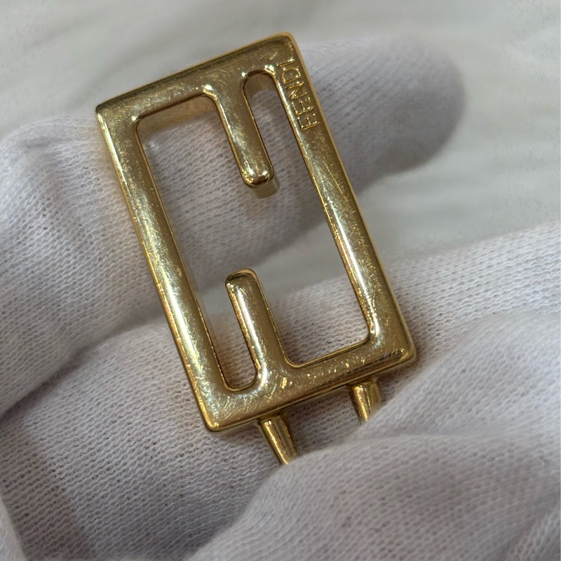 FENDI 8M0535 Baguette FF 緹花老花 金鍊 迷你貝貴提零錢包小廢包口紅包耳機包手拿包手提包-16