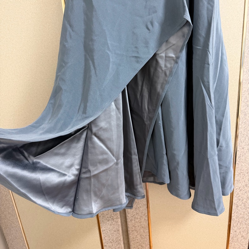 全新黃淑琦後綁帶層次設計感洋裝M號-5