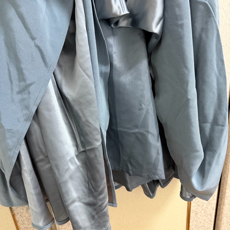 全新黃淑琦後綁帶層次設計感洋裝M號-6