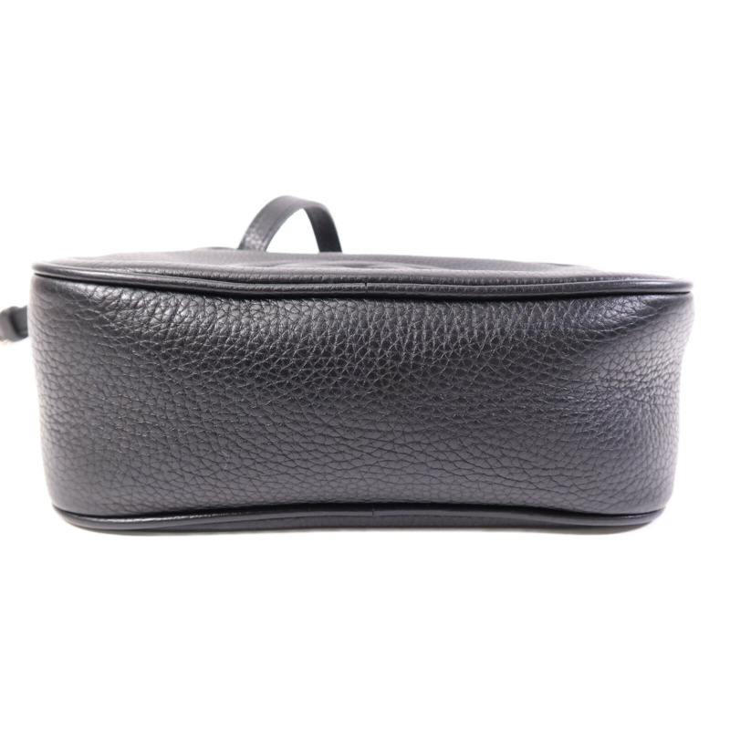 GUCCI 牛皮皮革Soho Disco Bag金扣肩背袋-3