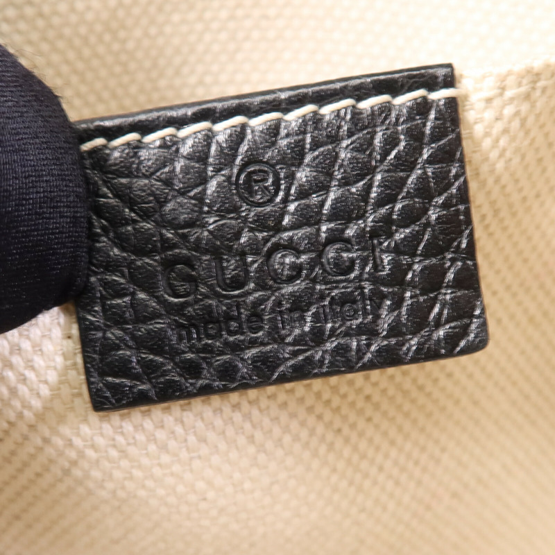 GUCCI 牛皮皮革Soho Disco Bag金扣肩背袋-5