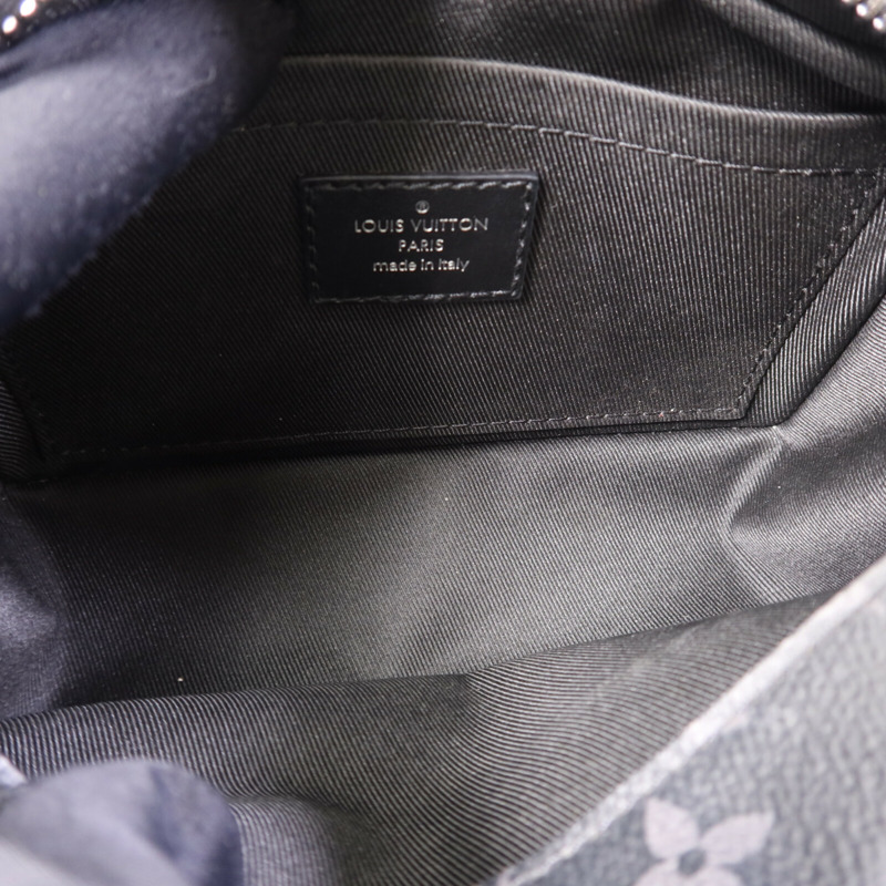 LOUIS VUITTON Monogram Eclipse Mini Soft Trunk肩背袋-4