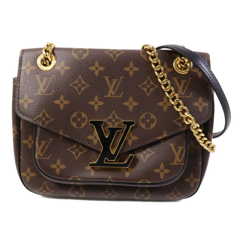 LOUIS VUITTON Monogram Passy金扣鏈帶肩背袋-0