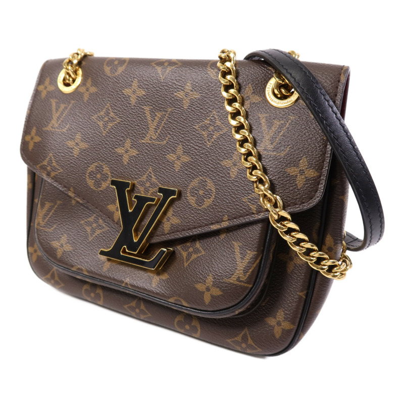 LOUIS VUITTON Monogram Passy金扣鏈帶肩背袋-1