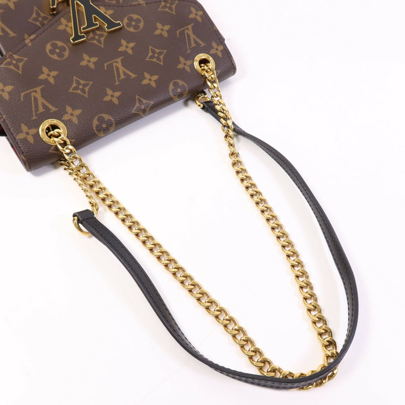 LOUIS VUITTON Monogram Passy金扣鏈帶肩背袋-7