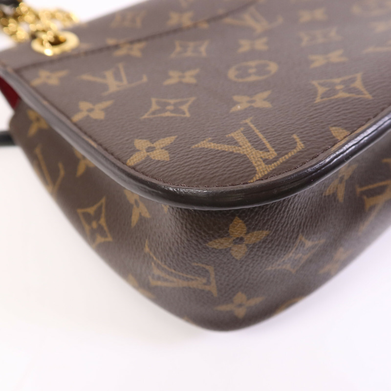 LOUIS VUITTON Monogram Passy金扣鏈帶肩背袋-11