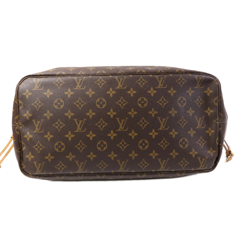 LOUIS VUITTON Monogram Neverfull GM金扣手挽袋-3