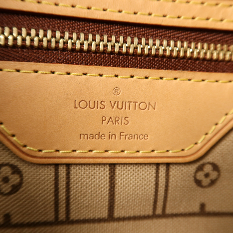 LOUIS VUITTON Monogram Neverfull GM金扣手挽袋-5