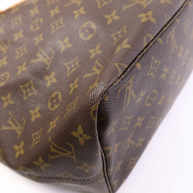 LOUIS VUITTON Monogram Neverfull GM金扣手挽袋-11