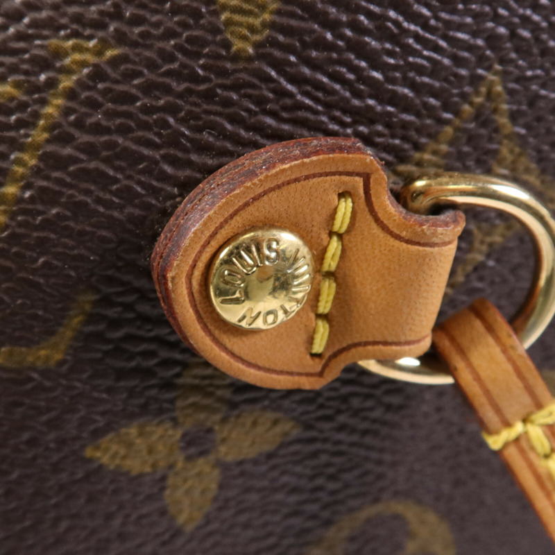 LOUIS VUITTON Monogram Neverfull GM金扣手挽袋-12