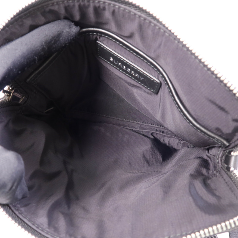 BURBERRY 尼龍Shoulder Bag銀扣肩背袋-4