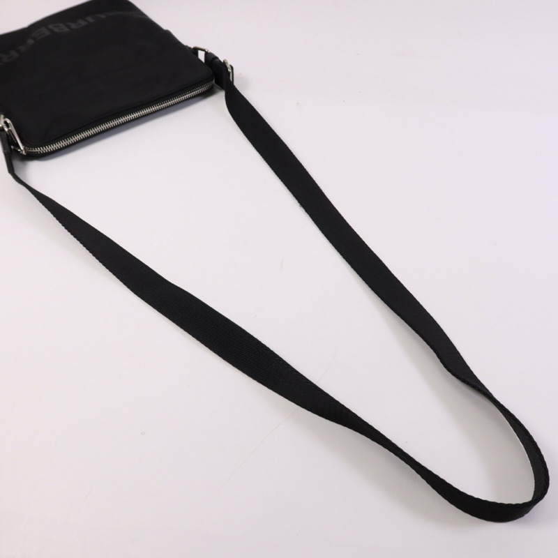 BURBERRY 尼龍Shoulder Bag銀扣肩背袋-8