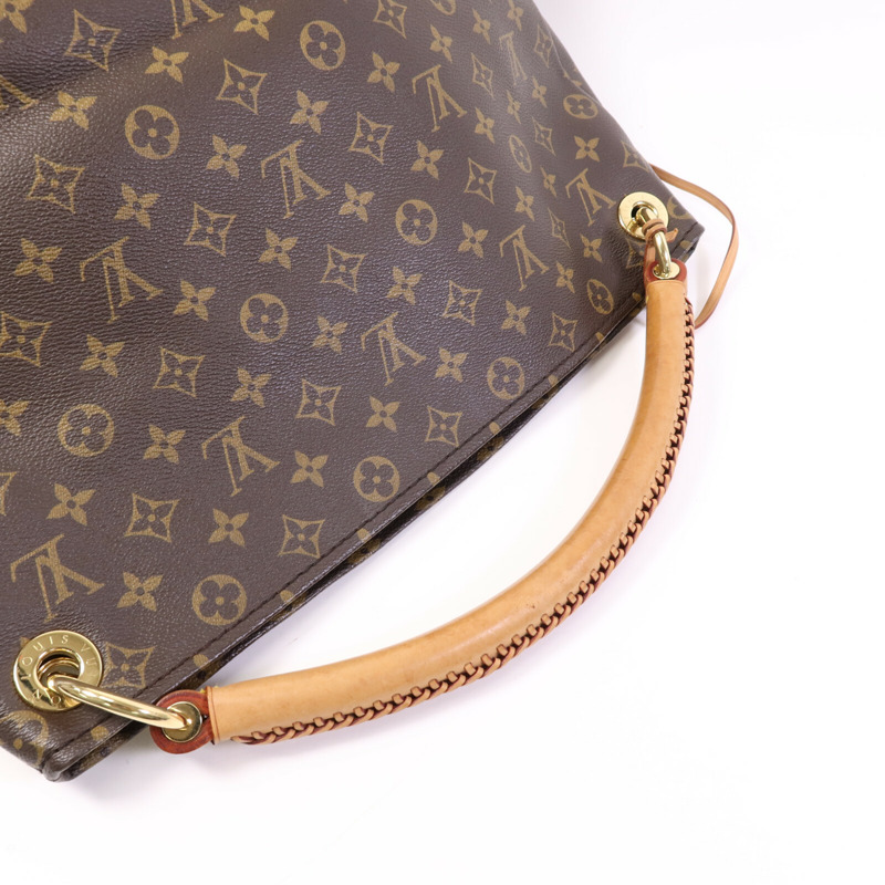 LOUIS VUITTON Monogram Artsy MM金扣肩背袋-7