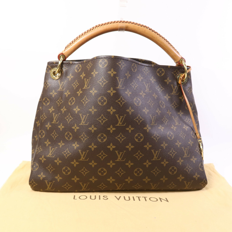 LOUIS VUITTON Monogram Artsy MM金扣肩背袋-8