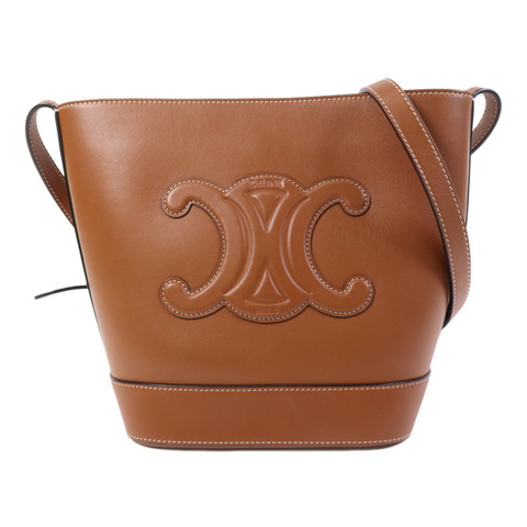 CELINE 牛皮皮革Small Basket金扣肩背袋