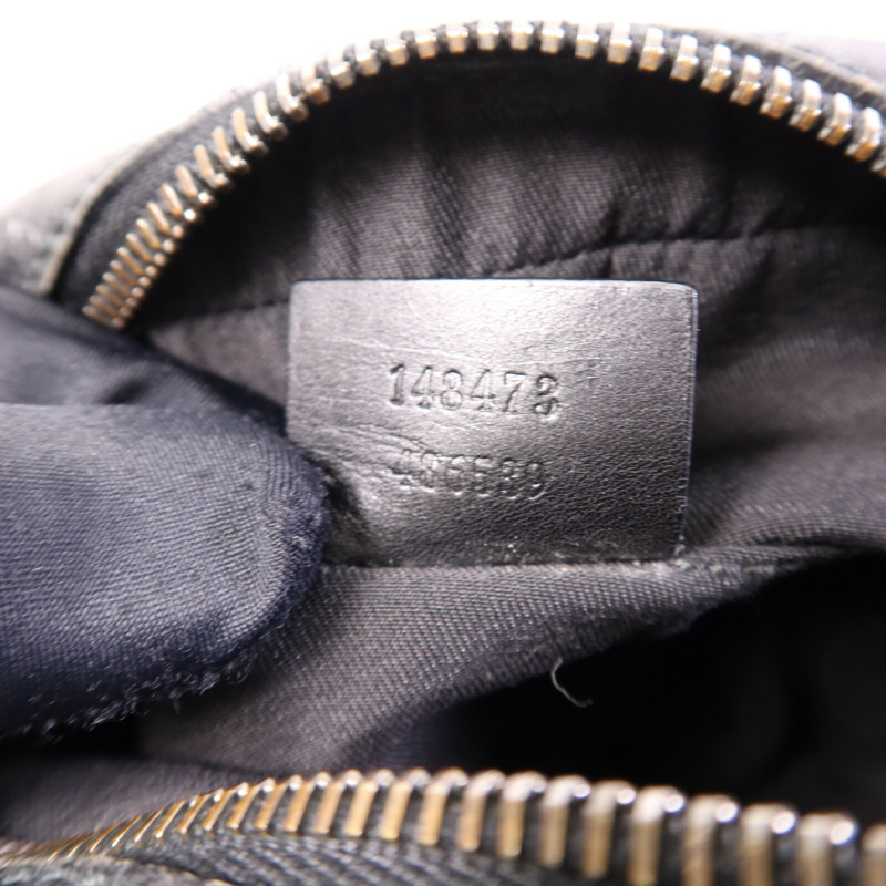 GUCCI 牛皮皮革Shoulder Bag銀扣肩背袋-7