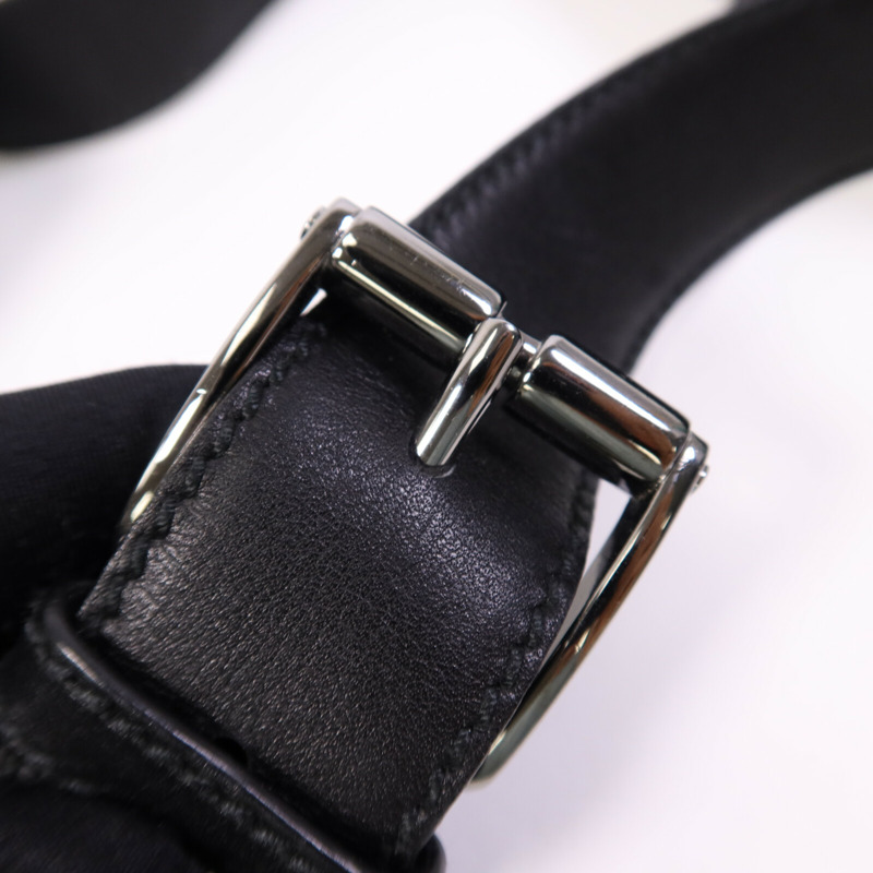 GUCCI 牛皮皮革Shoulder Bag銀扣肩背袋-12