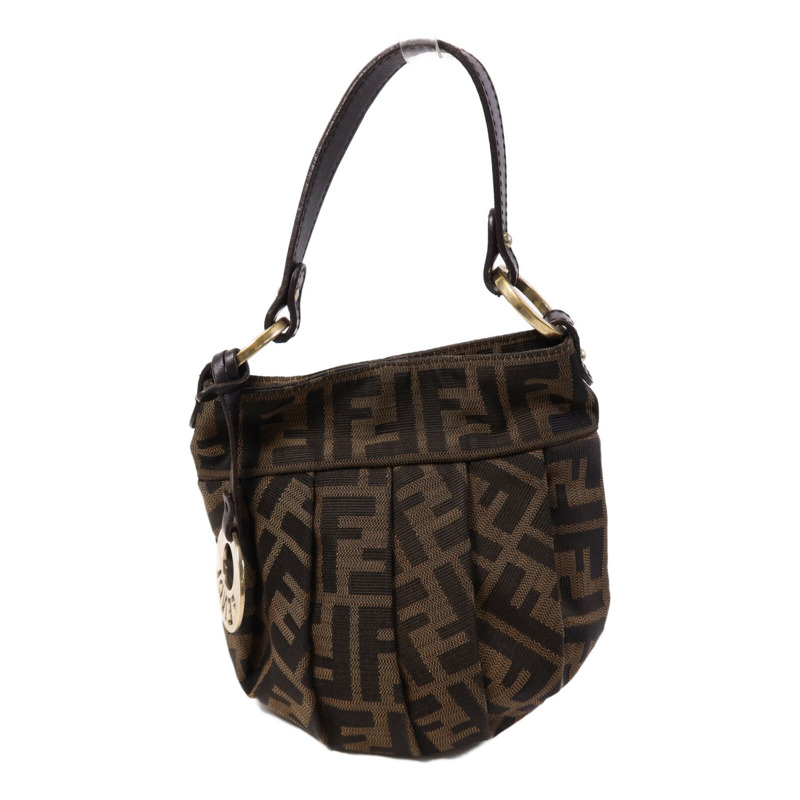 FENDI 帆布Hand Bag金扣手挽袋-0