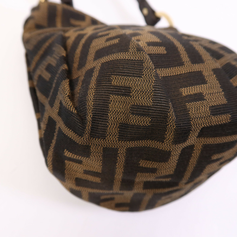 FENDI 帆布Hand Bag金扣手挽袋-12