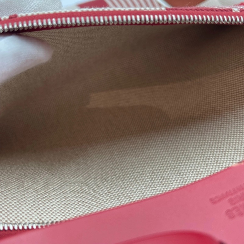 Hermes愛馬仕Herbag雙肩包, Z刻,紅色拼米色,帆布拼皮,尺寸29*36*11-18