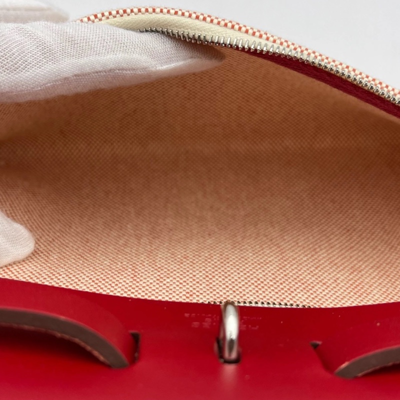 Hermes 愛馬仕 Herbag31 紅色飛馬帆布配馬鞍皮飛馬圖案限量款單肩包 z刻-11