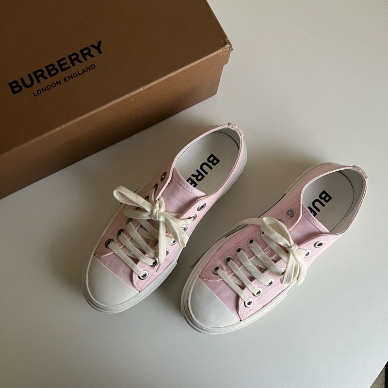 Burberry 粉色休閒鞋｜38號-1