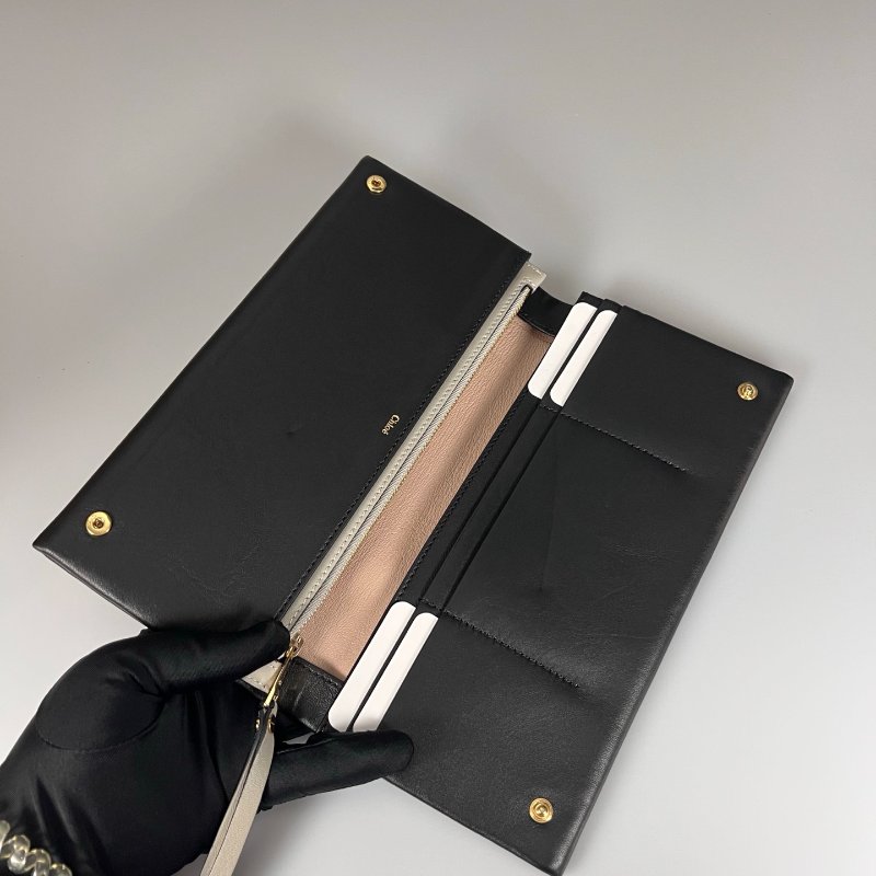 CHLOE 3P0743 黑雙開萬用夾-4