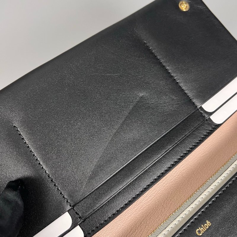 CHLOE 3P0743 黑雙開萬用夾-9