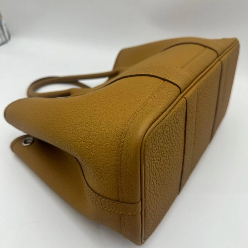 Hermes 愛馬仕garden party30 栗子色花園包，尺寸：30*14*20cm-7