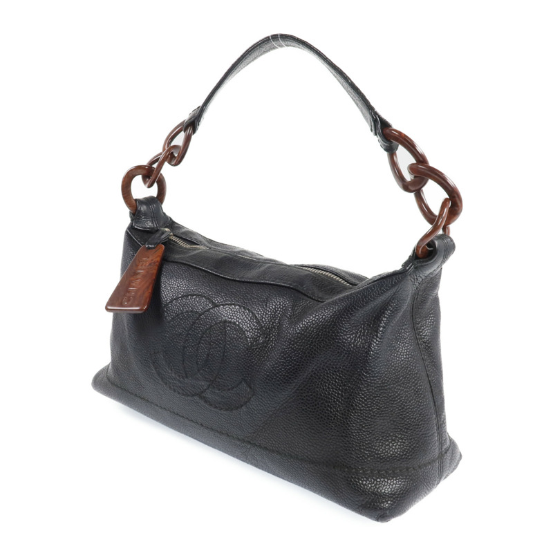 CHANEL 牛皮皮革Vintage Shoulder Bag肩背袋-1