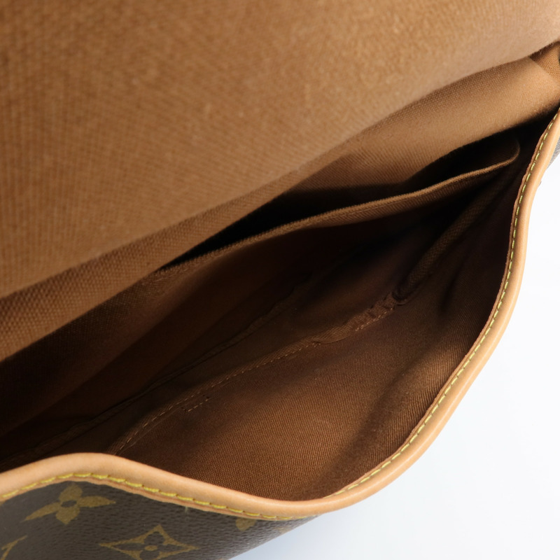 LOUIS VUITTON Monogram Saumur 30金扣肩背袋-4