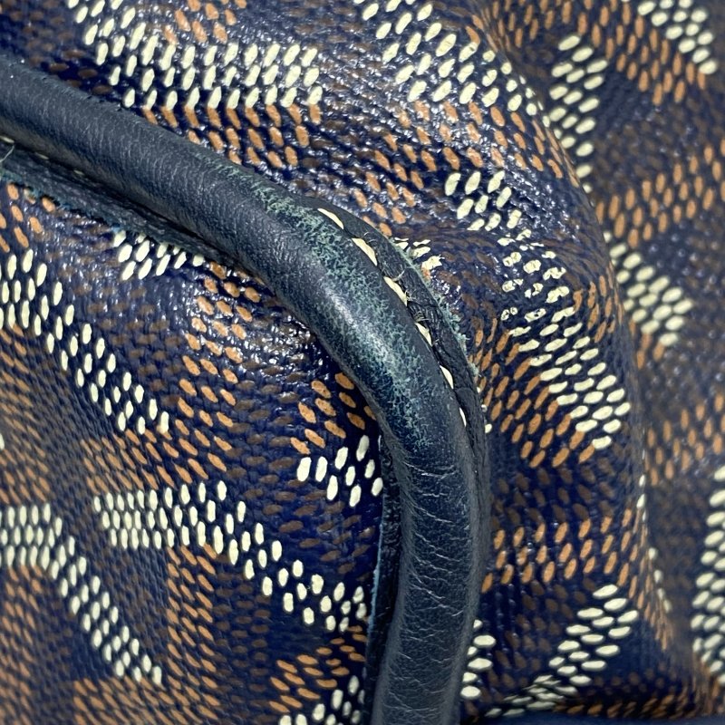 △ Goyard 高雅德 Navy Coated Canvas Anjou Mini Tote Bag 深藍色塗層帆布托特袋 - 257027386-8