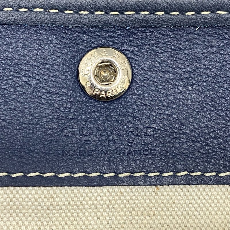 △ Goyard 高雅德 Navy Coated Canvas Anjou Mini Tote Bag 深藍色塗層帆布托特袋 - 257027386-16