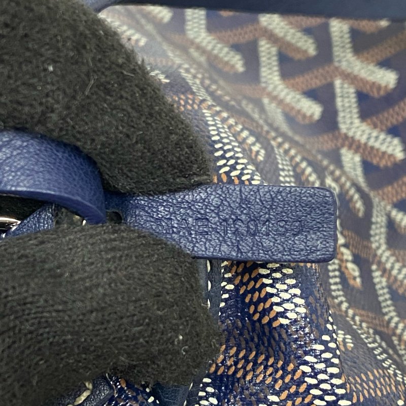 △ Goyard 高雅德 Navy Coated Canvas Anjou Mini Tote Bag 深藍色塗層帆布托特袋 - 257027386-18