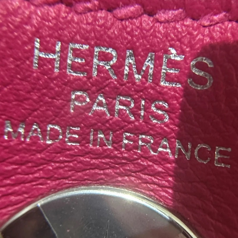Hermes愛馬仕mini lindy玫瑰粉swift皮銀扣Z刻-8