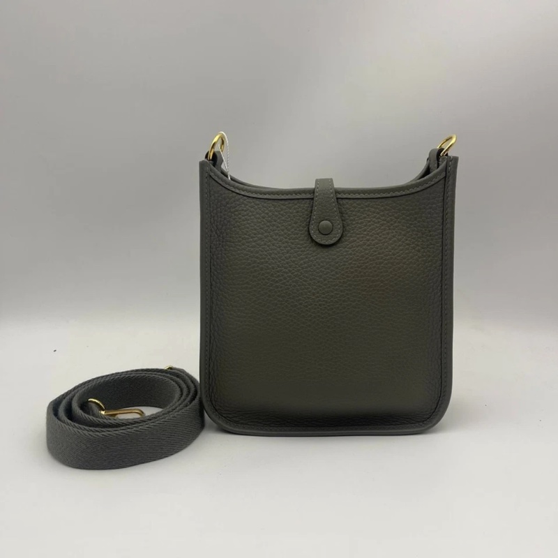 Hermes愛馬仕Evelyne mini積雲灰金扣,B刻,超美的一個顏色特別特別好看-1