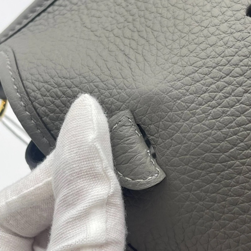 Hermes愛馬仕Evelyne mini積雲灰金扣,B刻,超美的一個顏色特別特別好看-5