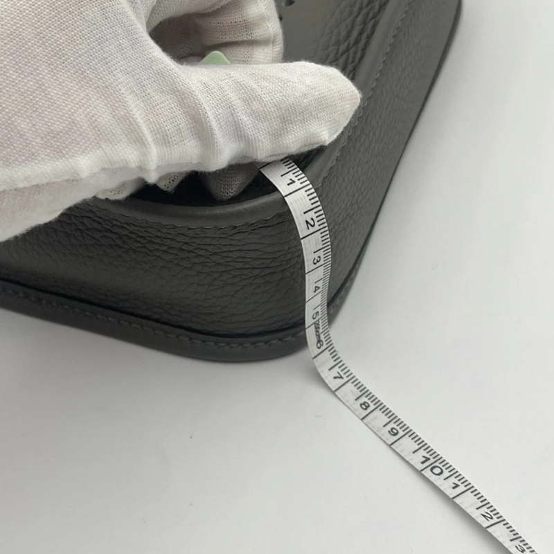 Hermes愛馬仕Evelyne mini積雲灰金扣,B刻,超美的一個顏色特別特別好看-13