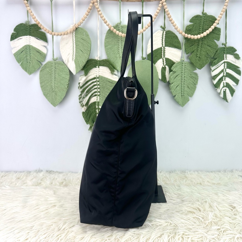 PRADA Vitello Daino 黑金牛皮Tote Bag-2