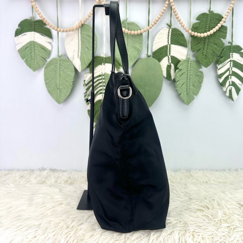 PRADA Vitello Daino 黑金牛皮Tote Bag-3