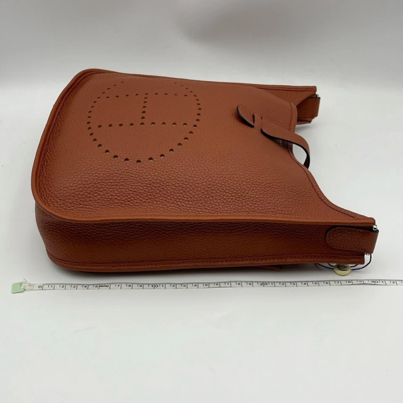 愛馬仕/Hermes Evelyne29 伊芙尼29，U刻，南瓜色-12