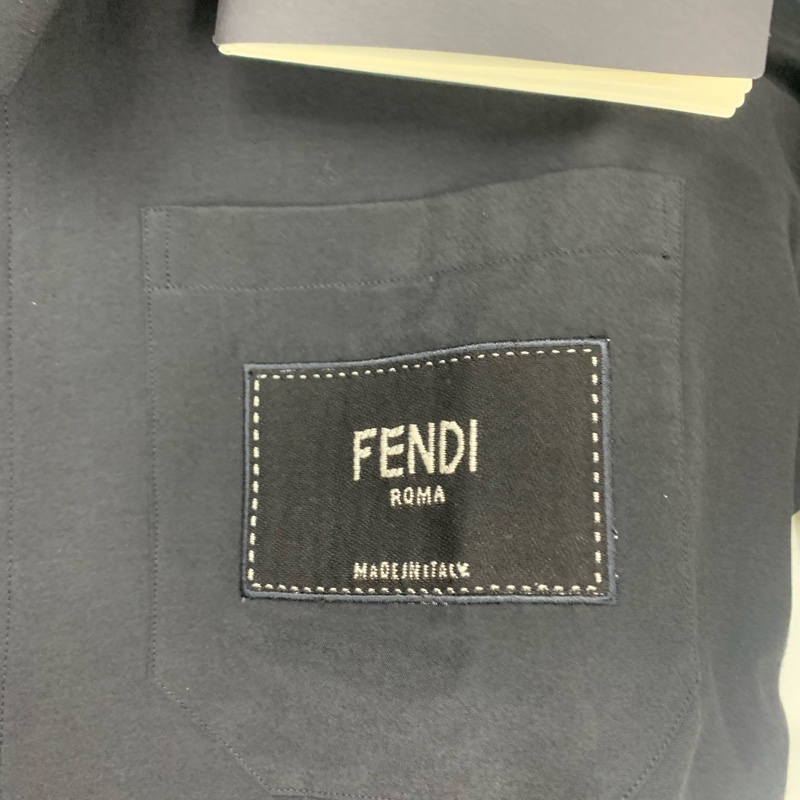 fendi黑色襯衫 logo 特價🉐-3