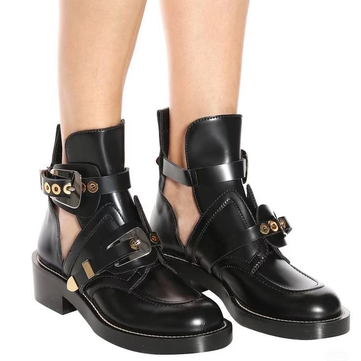 balenciaga 經典金屬靴 黑色 巴黎世家-0